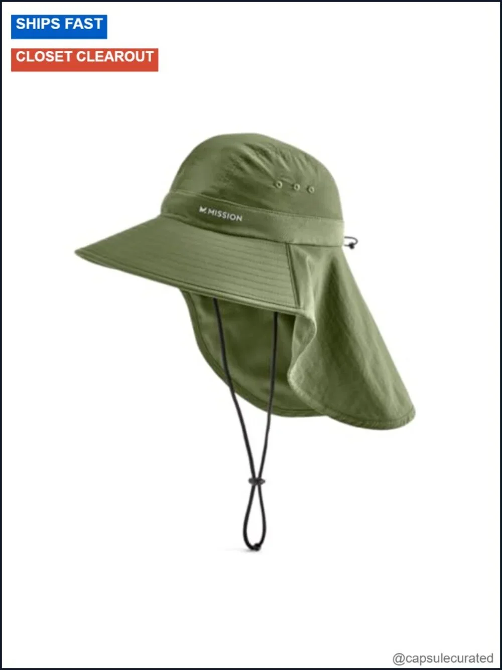 UPF 50 Cooling Sun Hat Wide Brim Adjustable Outdoor Hiking Fishing Beach